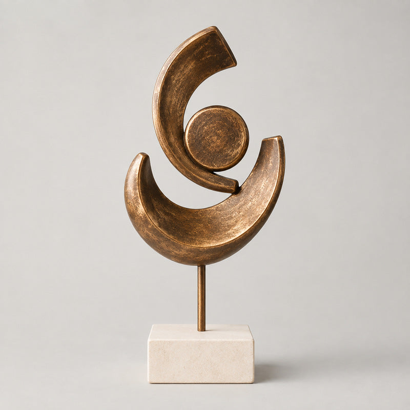 Abstrakte dekorative Tischskulptur