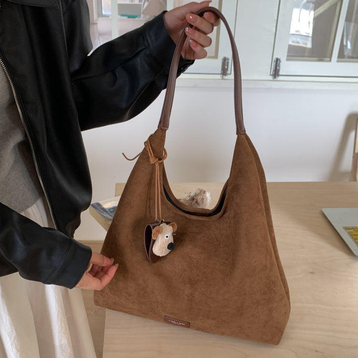 Premium Wildleder Slouchy Tote Bag Karnz