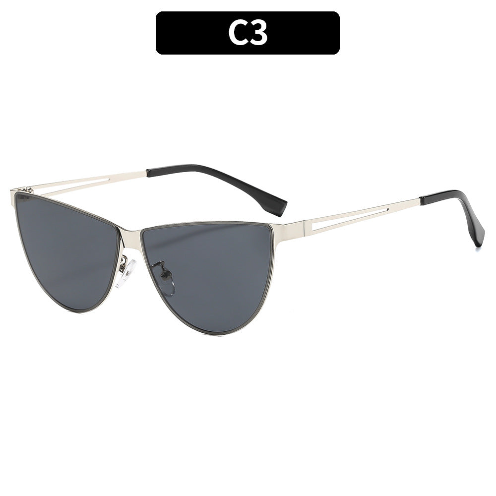 Elegante futuristische Katzenaugen Sonnenbrille