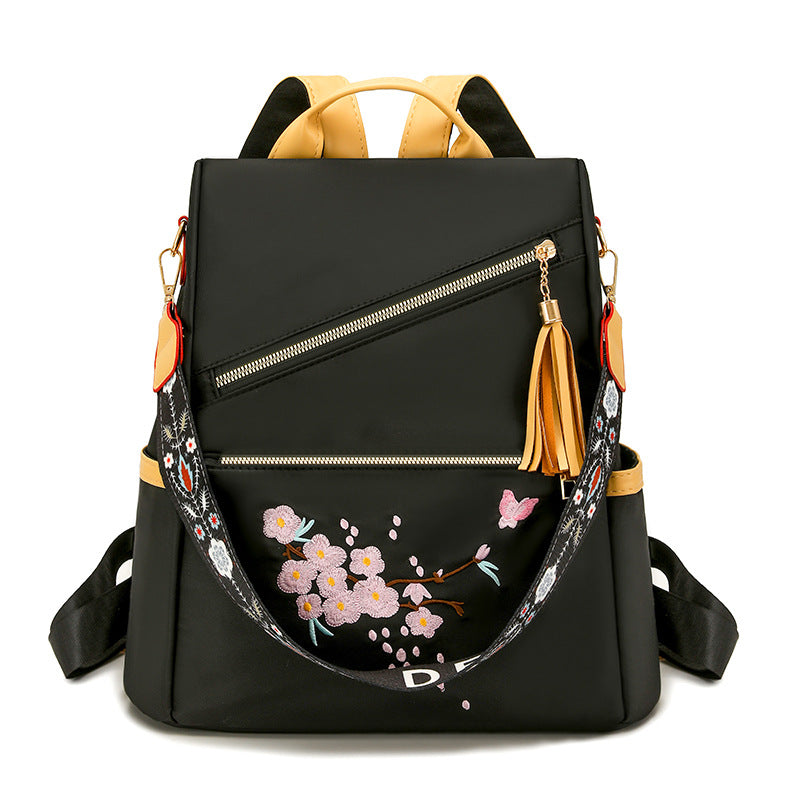 Stylische Bestickte Rucksack Karnz