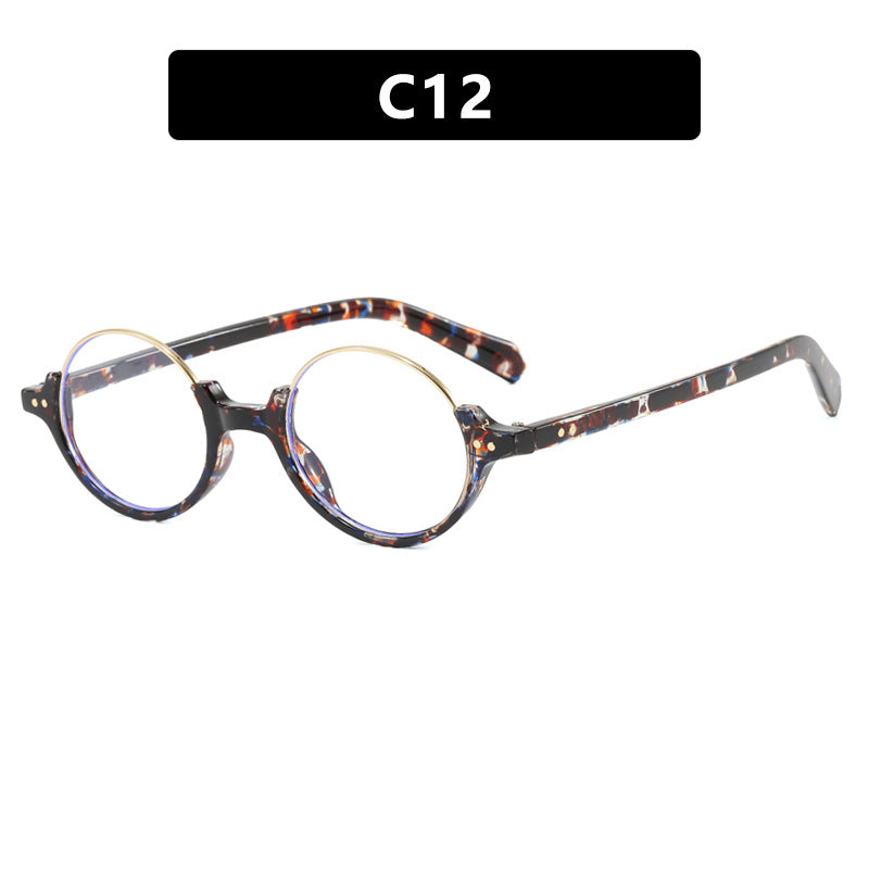 Damen runde Sonnenbrille mit elegantem Kunststoffrahmen Karnz