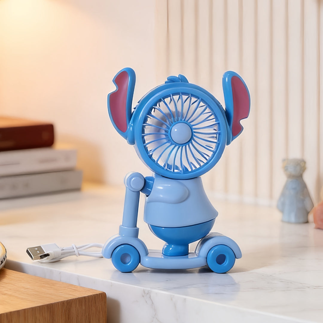 Unisex Tragbarer USB Handventilator im kreativen Tierdesign Karnz