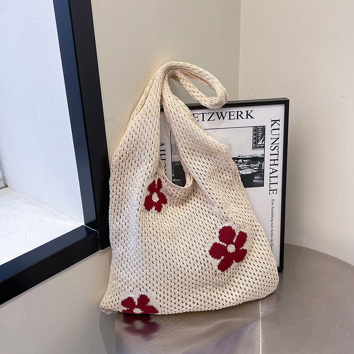Bohemian Floral Häkel-Tote-Bag