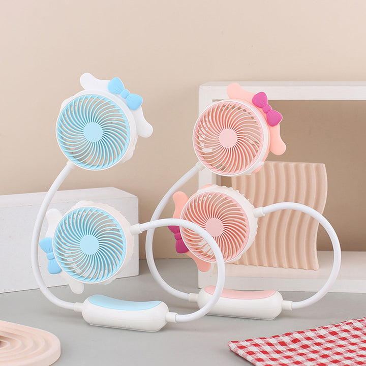 Unisex Tragbarer Doppelventilator Karnz