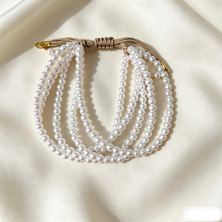 Mehrschichtige Perlenarmband Karnz