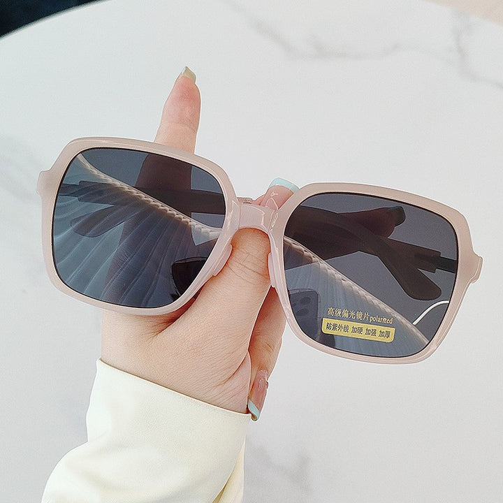 Oversized Geometrische Sonnenbrille