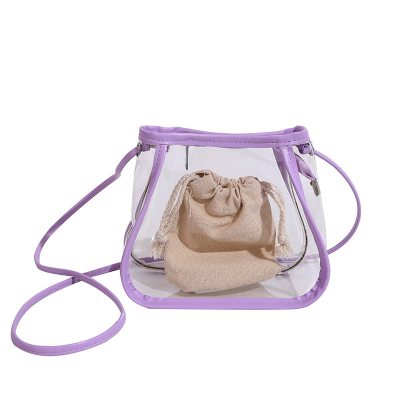 Transparente Mini-Eimer-Tasche Karnz