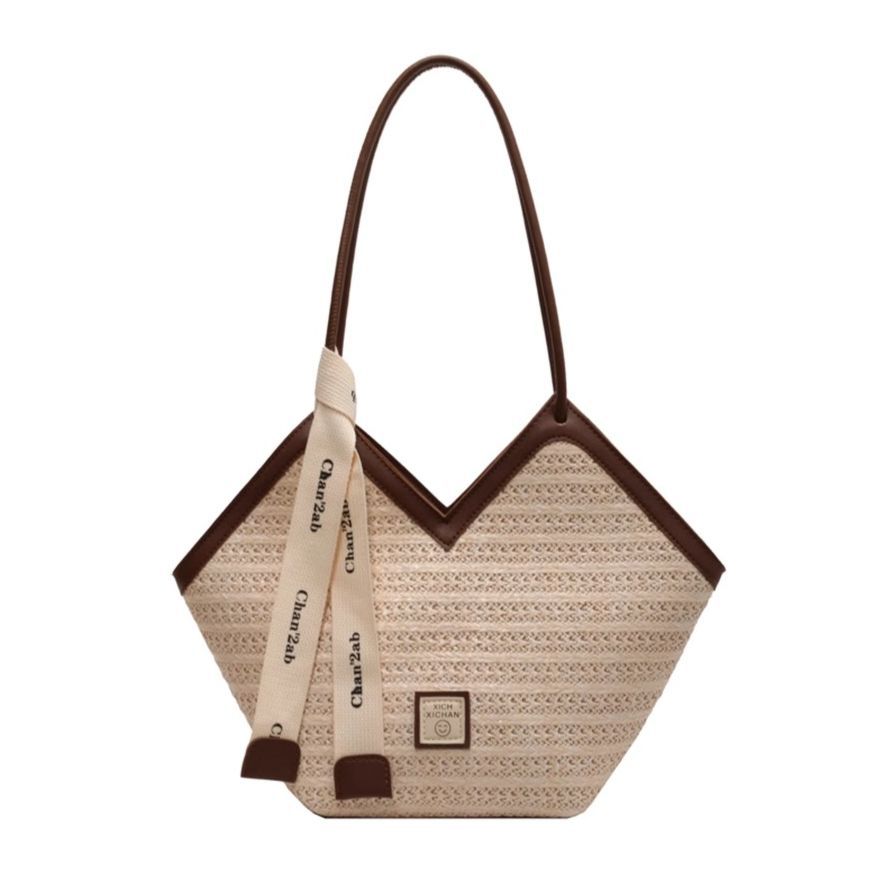 Gewebte Textur Schultertasche Karnz