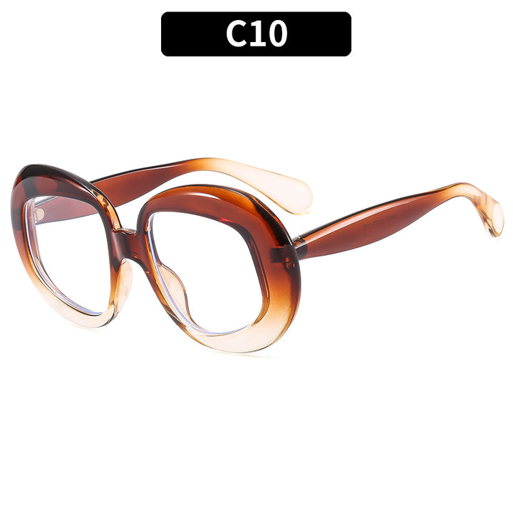 Oversized Retro-inspirierte Sonnenbrille