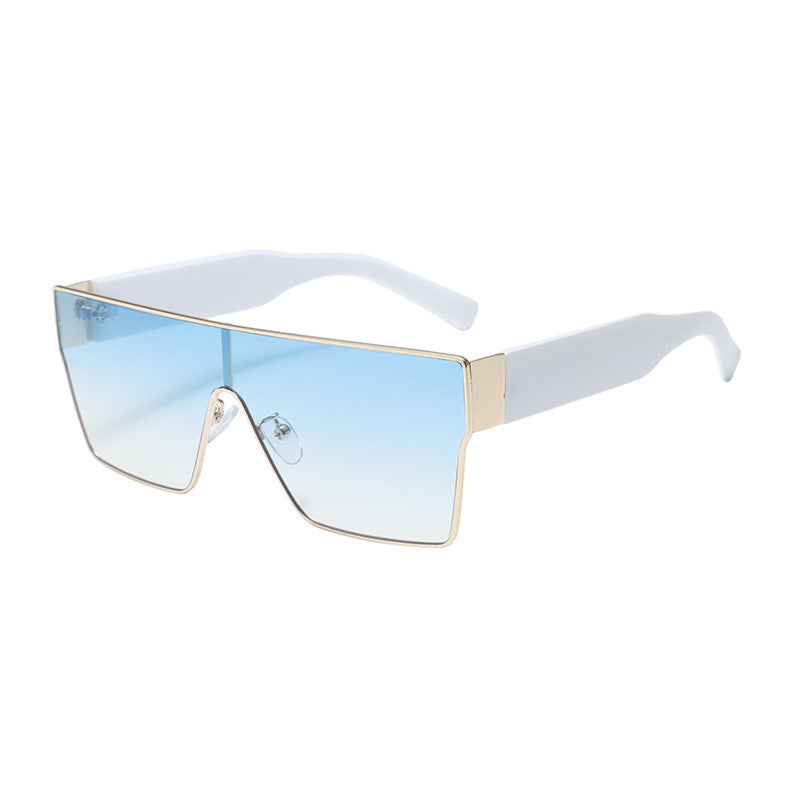 Damen Modische visierartige Sonnenbrille mit innovativem Rahmen Karnz