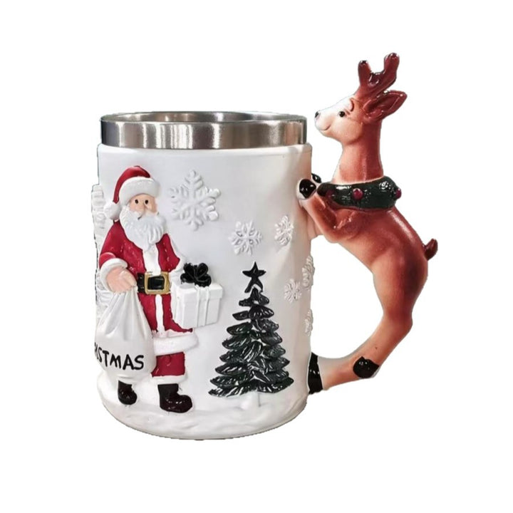 Lustige Weihnachtsmann Kaffeetasse Karnz