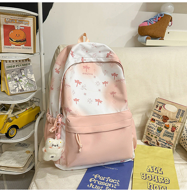 Süßer Freizeitrucksack mit Verspieltem Schmetterlingsdesign Karnz