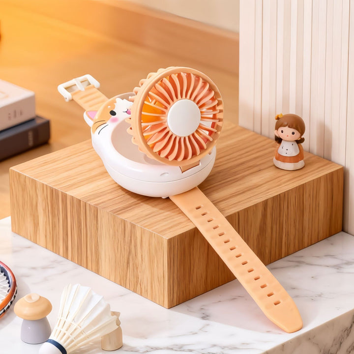 Damen Tragbarer Handventilator im kreativen Hundedesign Karnz