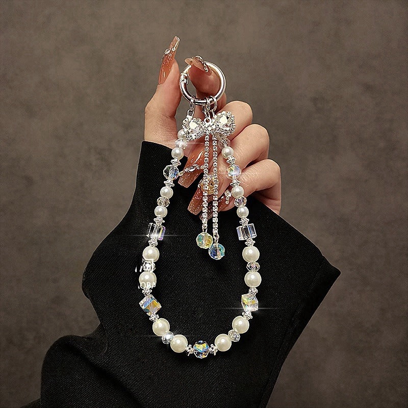 Elegante Multi-String Perlen Schlüsselanhänger Karnz