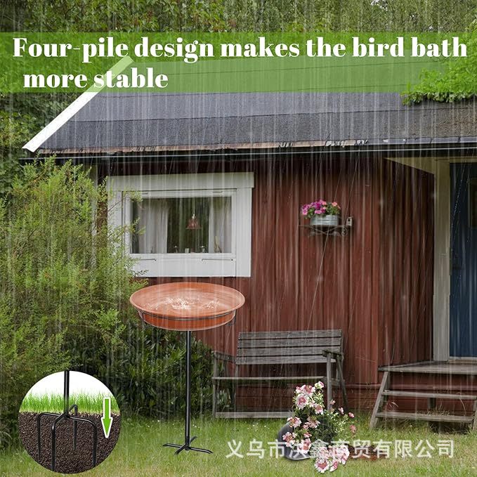 Dekorativer Outdoor-Vogelbadständer Karnz