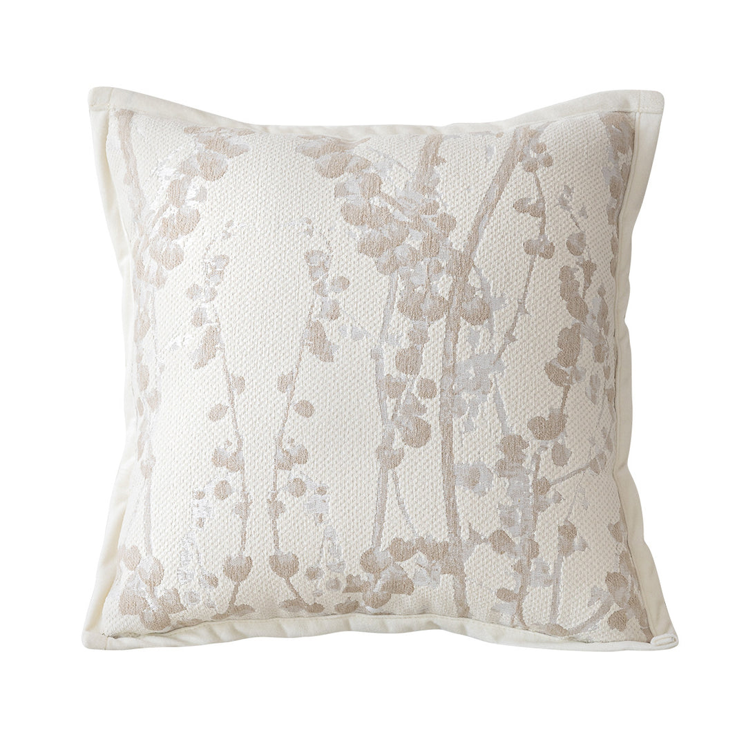 Elegantes Kissen mit floralem Design