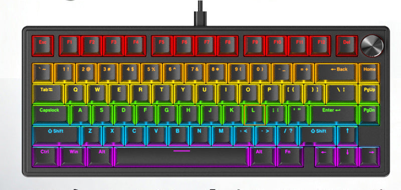 RGB hintergrundbeleuchtete Gasket Mechanische Tastatur Karnz