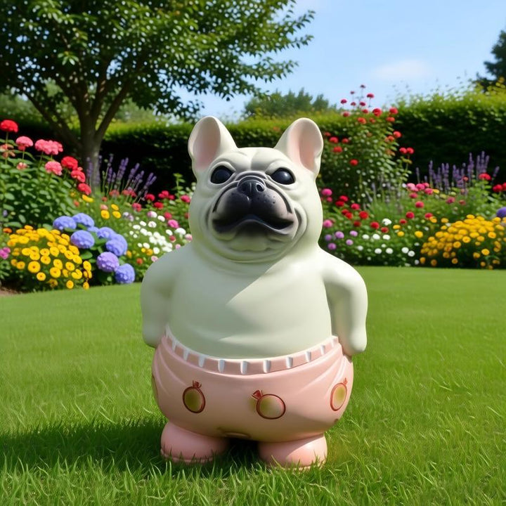 Lustige Hundefigur Karnz