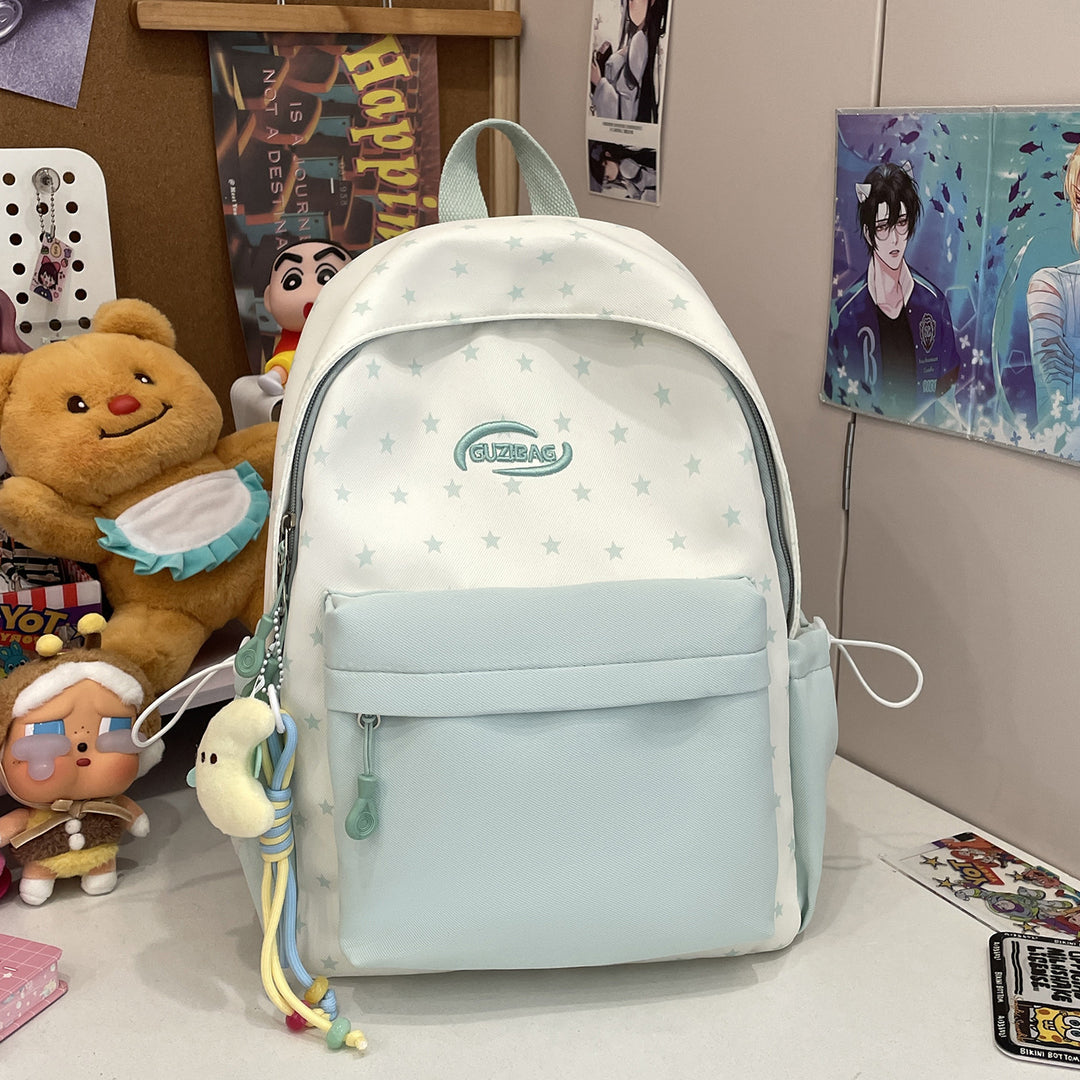 Stylische bedruckte Rucksack mit lustigen Charakterakzenten Karnz