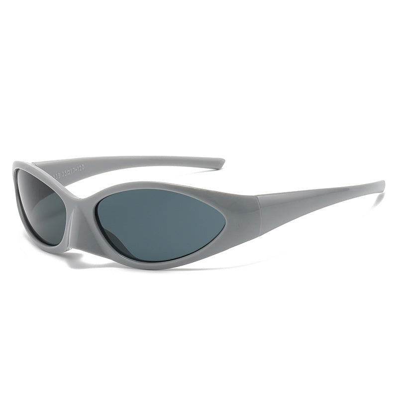Damen Sportliche Sonnenbrille mit aerodynamic Design Karnz