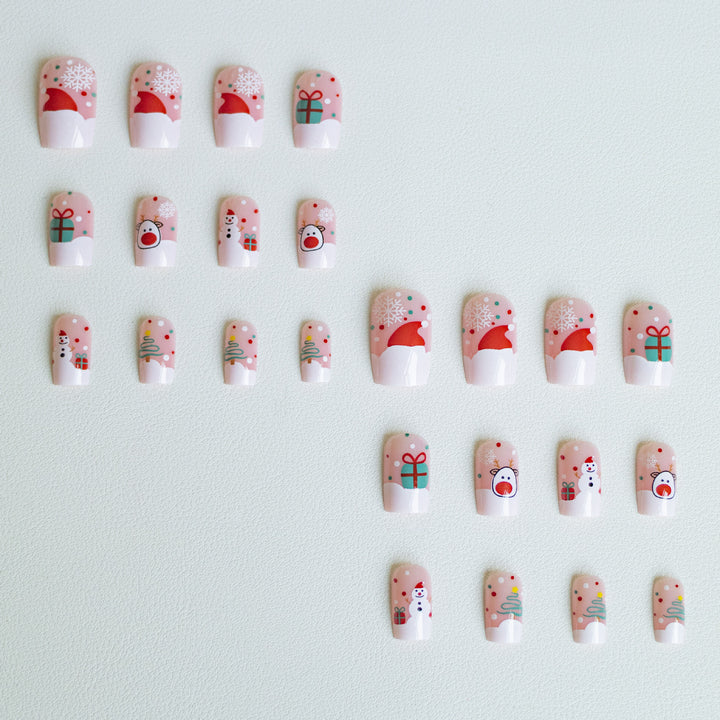 Festliches Feiertags-Nagelkunst-Set