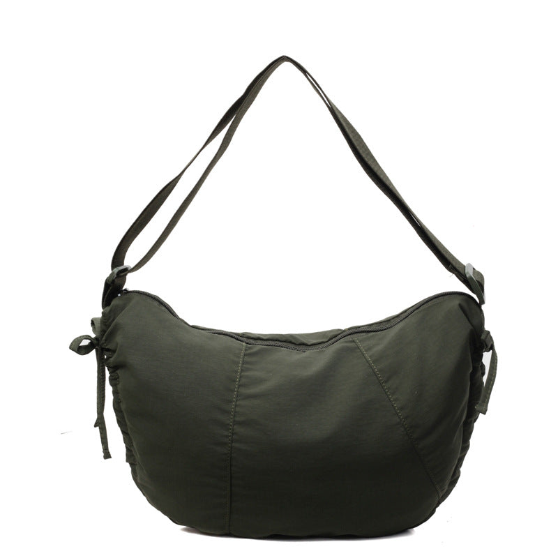 Lässige weiche Stoff Hobo Tasche Karnz