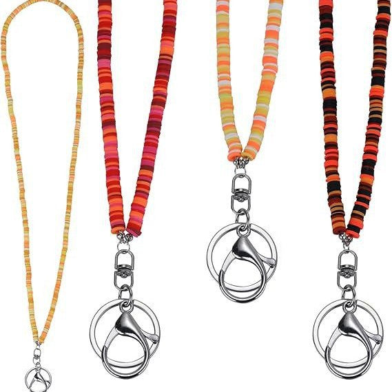 Bunte Perlen ID Badge Halter Lanyard Karnz