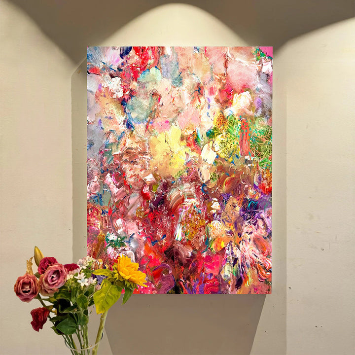 Vibrant Abstract Leinwand Wandkunst