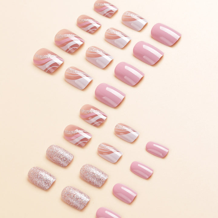 Künstlerisches Glitter-Nageldesign-Set Karnz