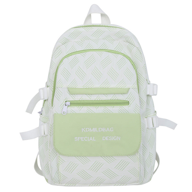 Geometrisch gemusterter Freizeit-Rucksack