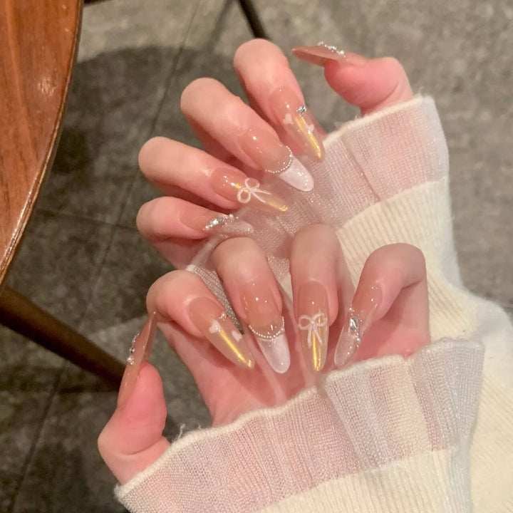 Elegante Press-On Nagelverlängerungen Karnz