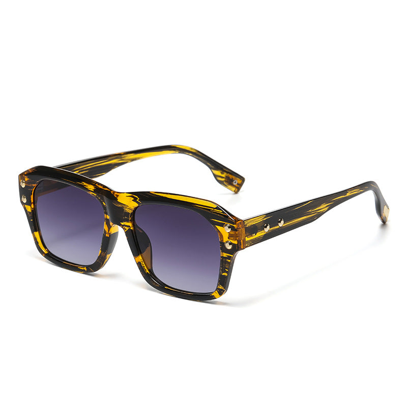 Chunky Übergroße Quadratische Sonnenbrille