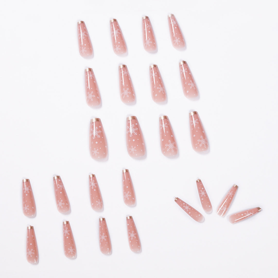 Kunstvolle Weihnachts-Nagelkunst Karnz