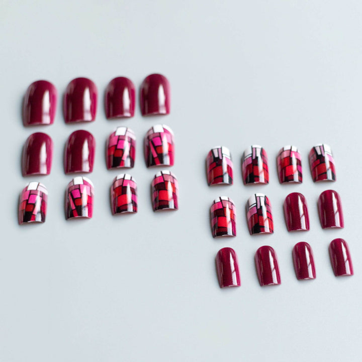 Künstlerisches Mosaik-Nagelkunst-Set