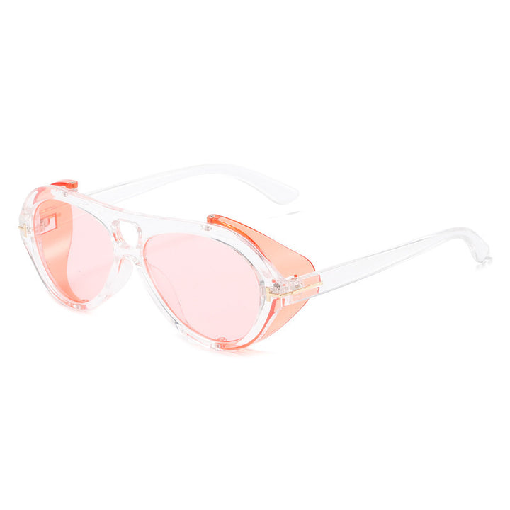 Retro-inspirierte Schild-Sonnenbrille Karnz