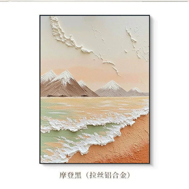 Texturiertes Landschafts-Leinwand-Wandkunst