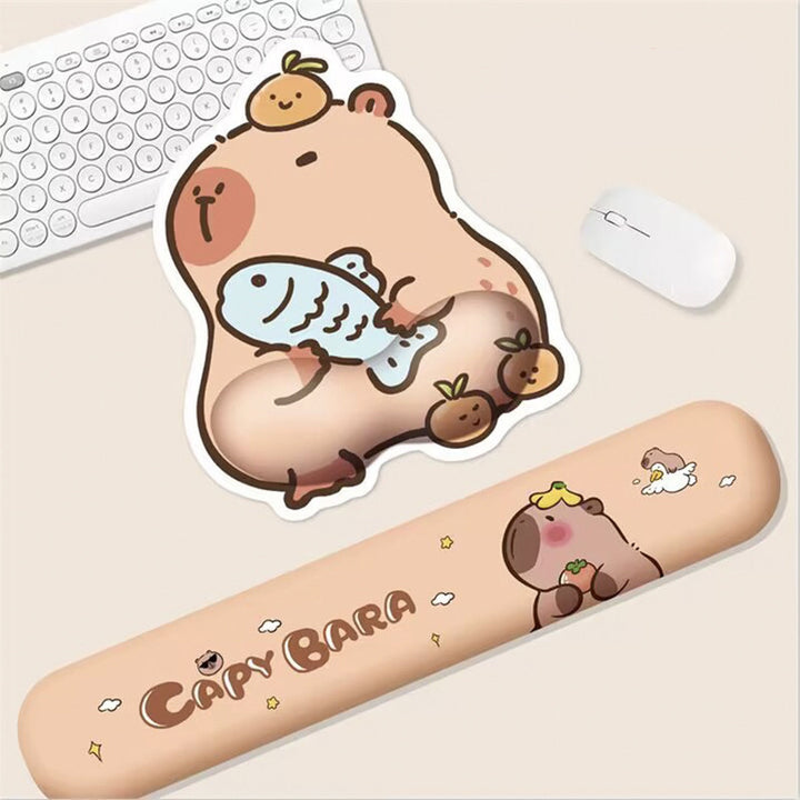 Süßes Capybara-Themen Gel-Handballenauflage