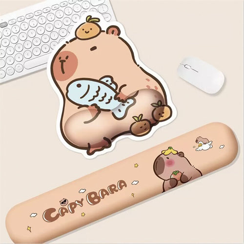 Süßes Capybara-Themen Gel-Handballenauflage