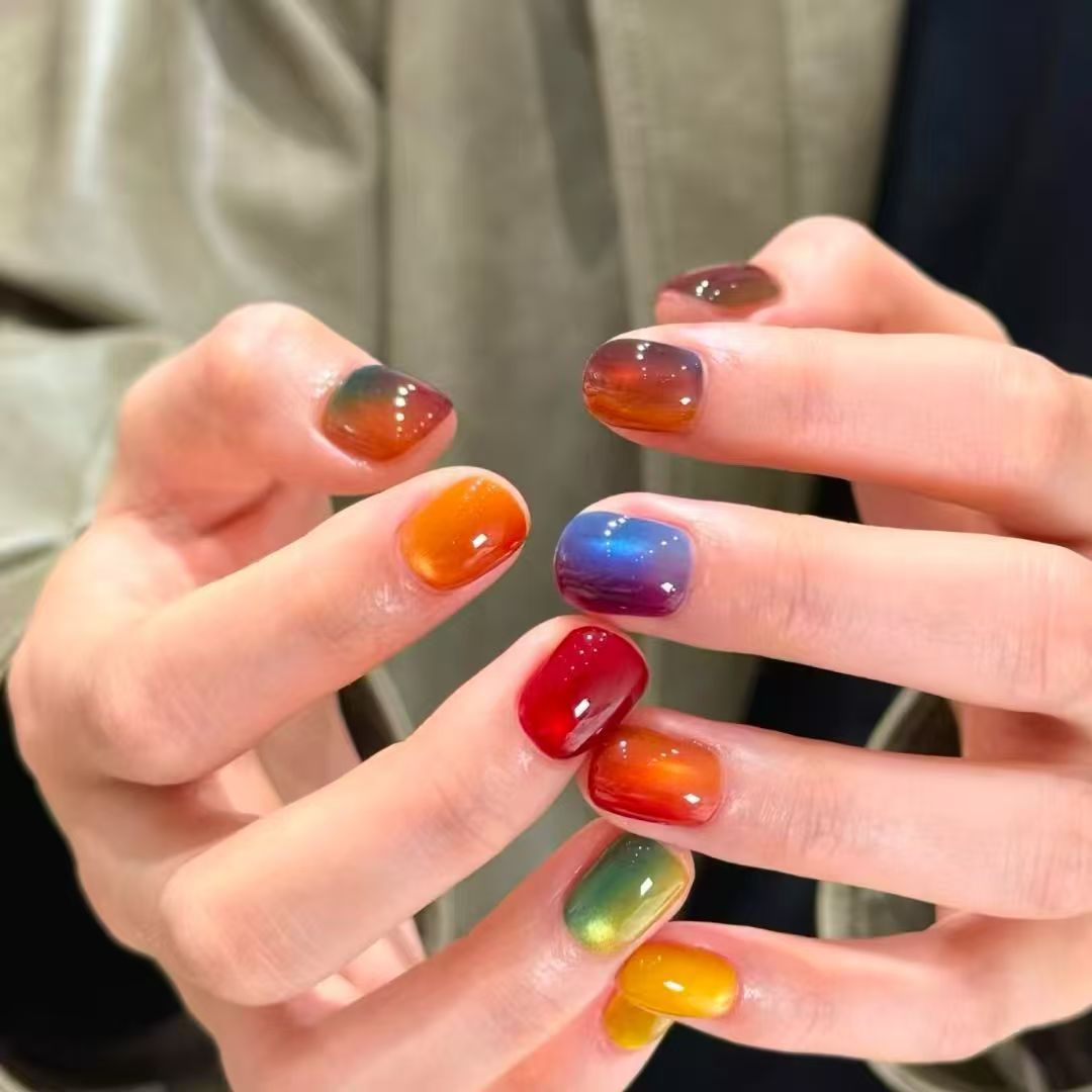 Süßes Charakter Press-On Nagelkunstset Karnz