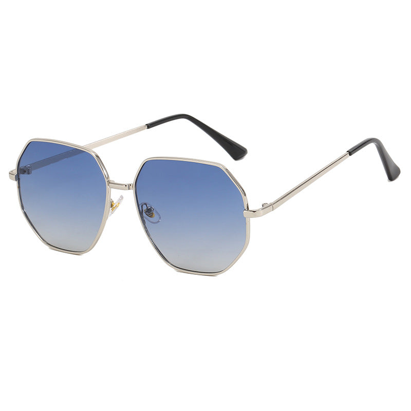 Damen modische geometrische Sonnenbrille mit schützendem UV-Filter und stylischem Rahmen Karnz
