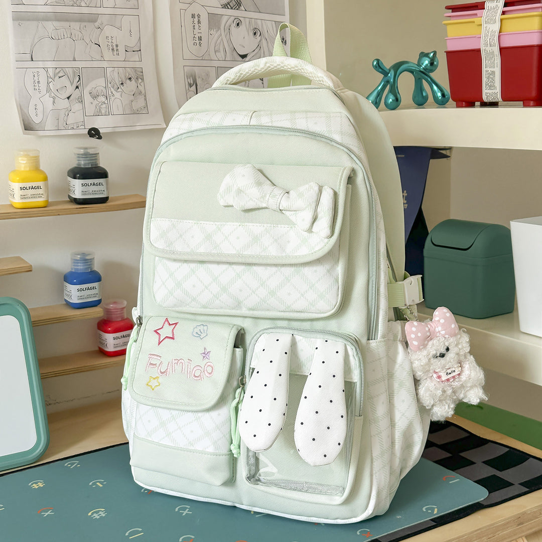Verspielter Bunny Ear Rucksack Karnz