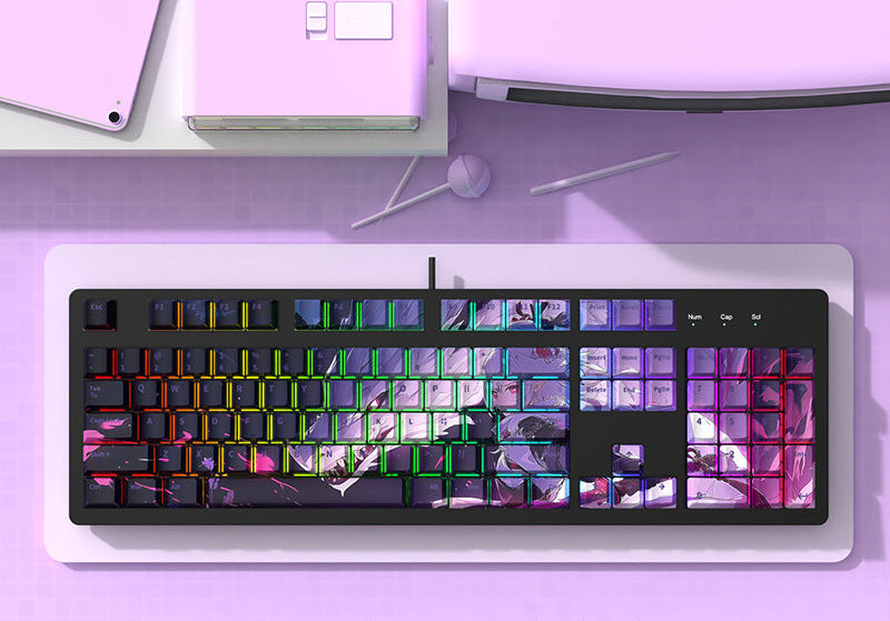 Künstlerisch Themed Mechanische Tastatur Karnz