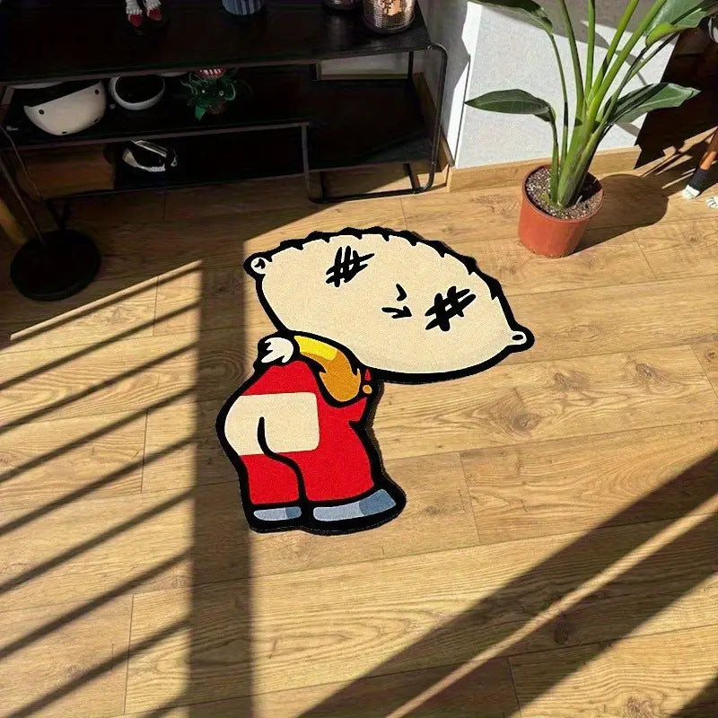 Zurück in der Form einer Cartoonfigur