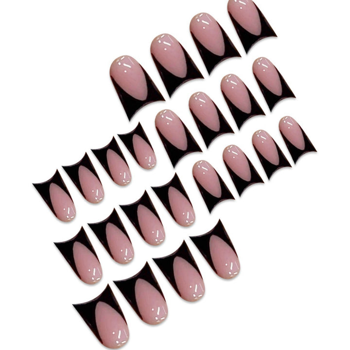 Elegante Stiletto Press-On Nagelerweiterungen Karnz