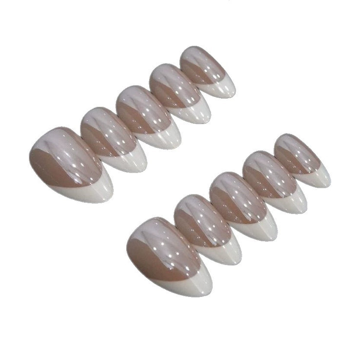 Premium French Tip Press-On Nägel