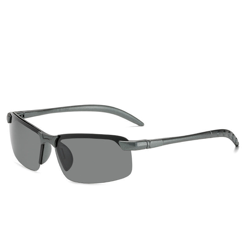 Herren Sportliche Sonnenbrille mit polarisierten Gläsern und flexiblem Rahmen Karnz