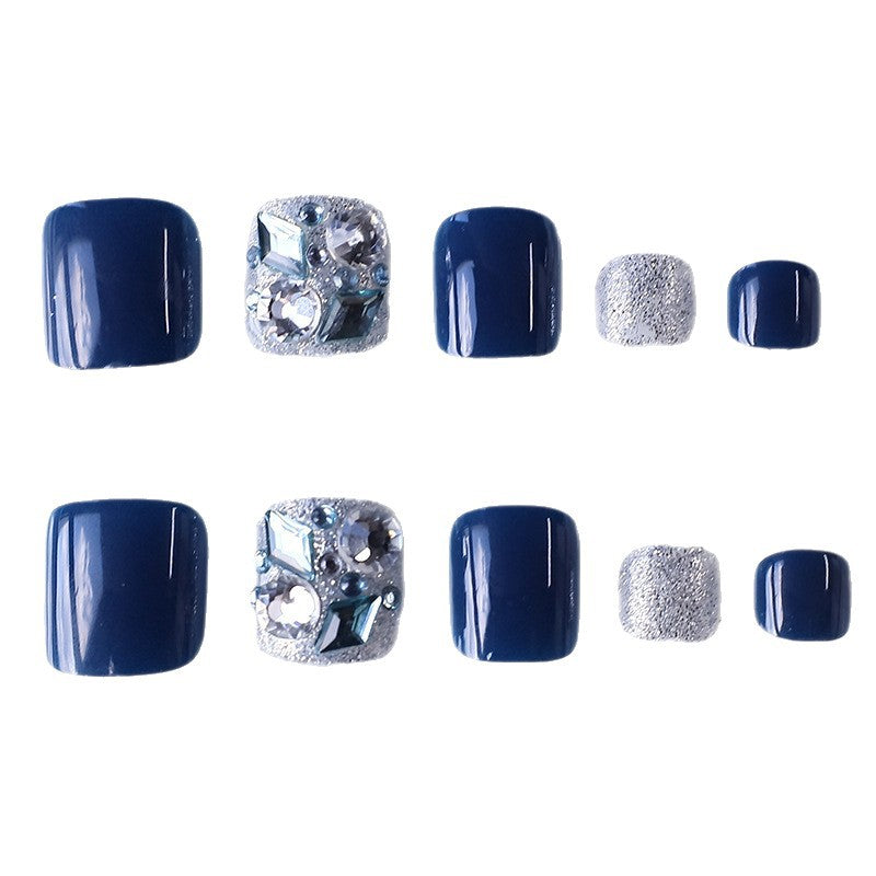 Dekorative Pediküre Nagelkunst Karnz