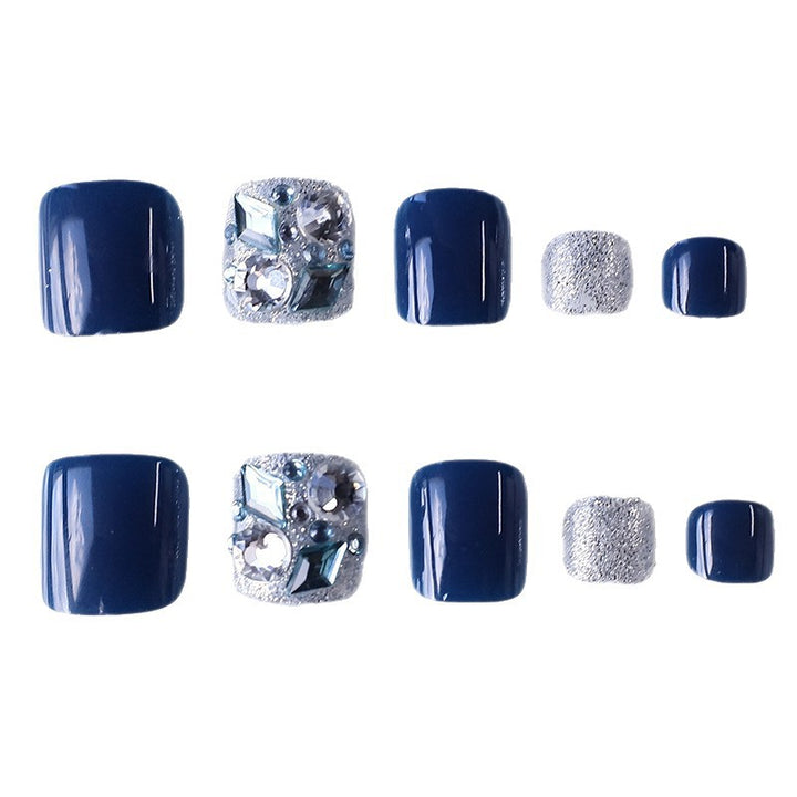 Dekorative Pediküre Nagelkunst Karnz