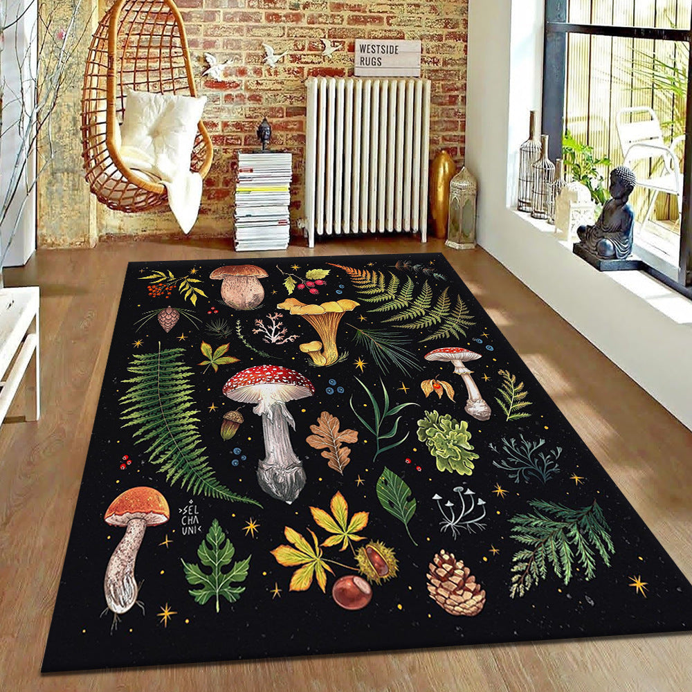 Botanisch inspirierter Teppich für elegante Innenraumgestaltung