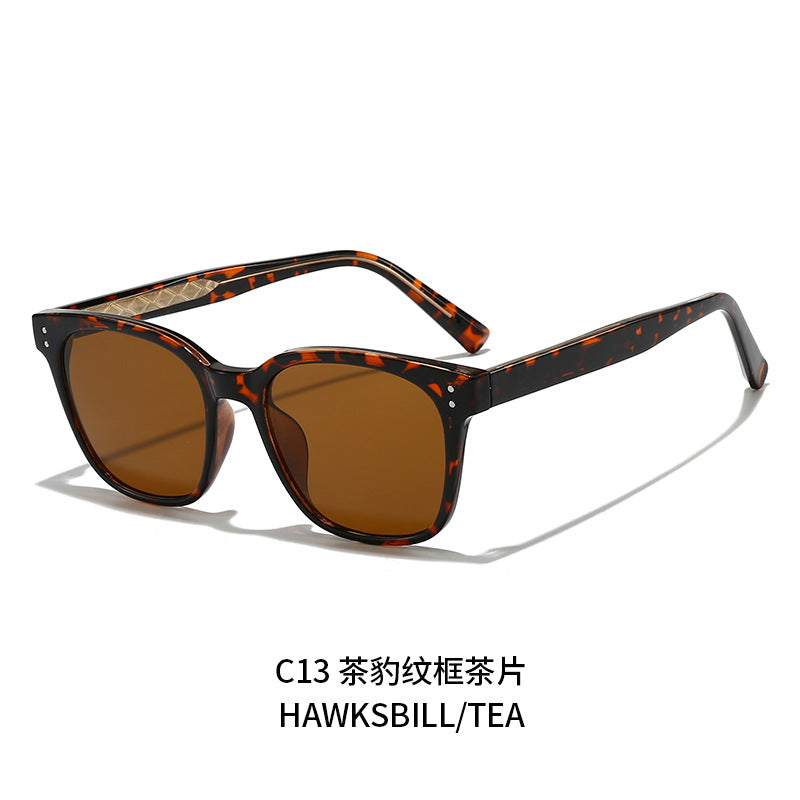 Damen stilvolle quadratische Sonnenbrille Karnz